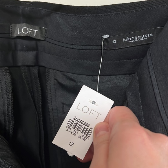 LOFT Julie black trouser pants - Picture 2 of 5